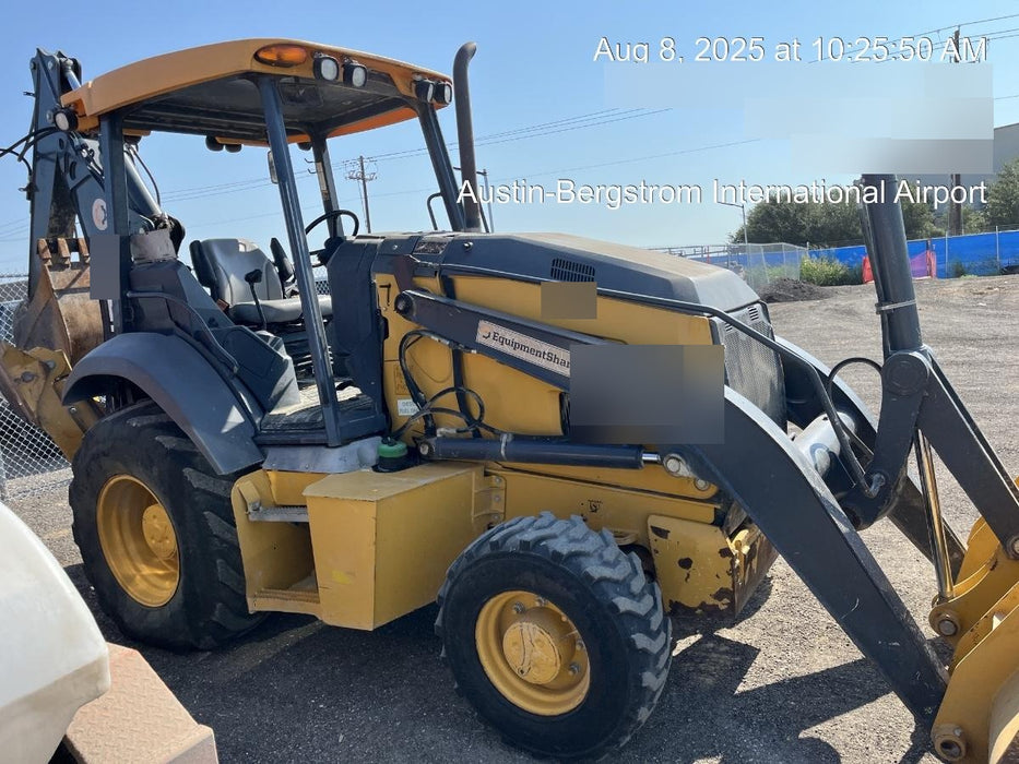 2019 John Deere 310LEP 4WD, Canopy, Standard dipper, ISO Controls, Rear Auxiliary Hydraulics, Manual QC w/Buckets: 12”, 18”, and 24”