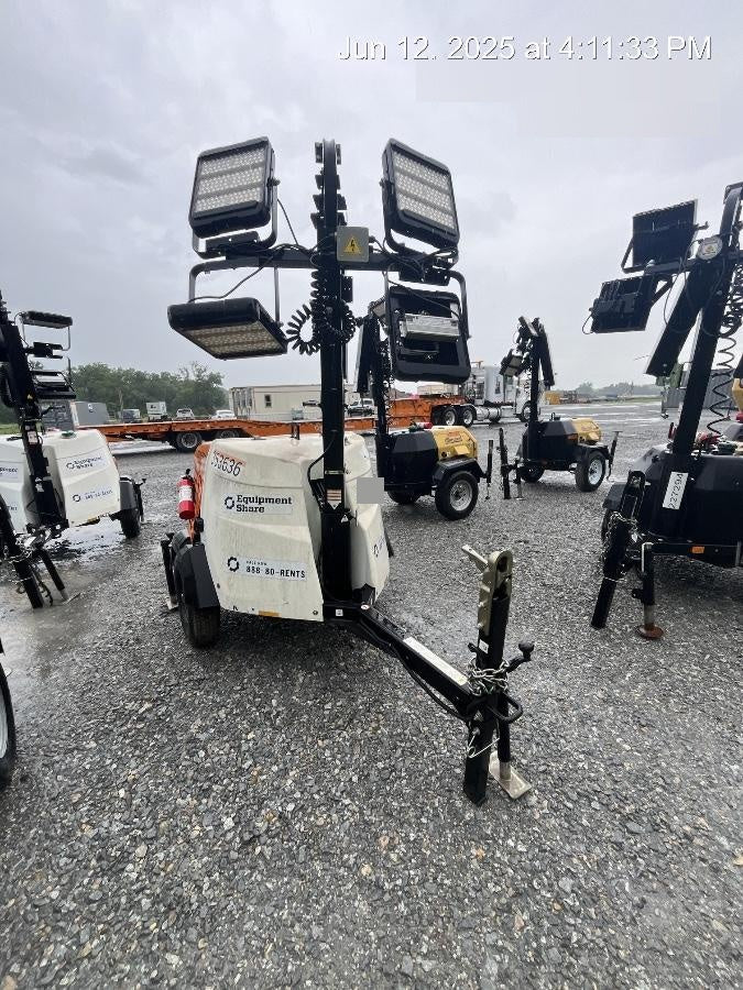 2023 Generac MLT2 Diesel, Flex Switch 120V Input, Powerzone Controller, (4) 320W LED Lights, 4kW Generator, 39.9 Gal Fuel Tank, 2" Ball, T3