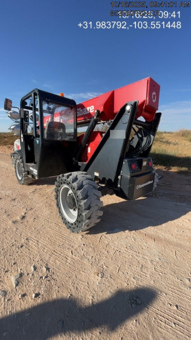2019 Manitou MTA6034 Canopy, LED Work Lights, Solid Tires, Beacon, Auxiliary Hydraulics 48" Carriage and 48" Forks