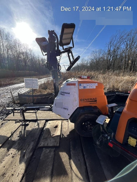 2023 Generac MLT2 Diesel, Flex Switch 120V Input, Powerzone Controller, 
(4) 320W LED Lights, 4kW Generator, 39.9 Gal Fuel Tank, 2" Ball, T3