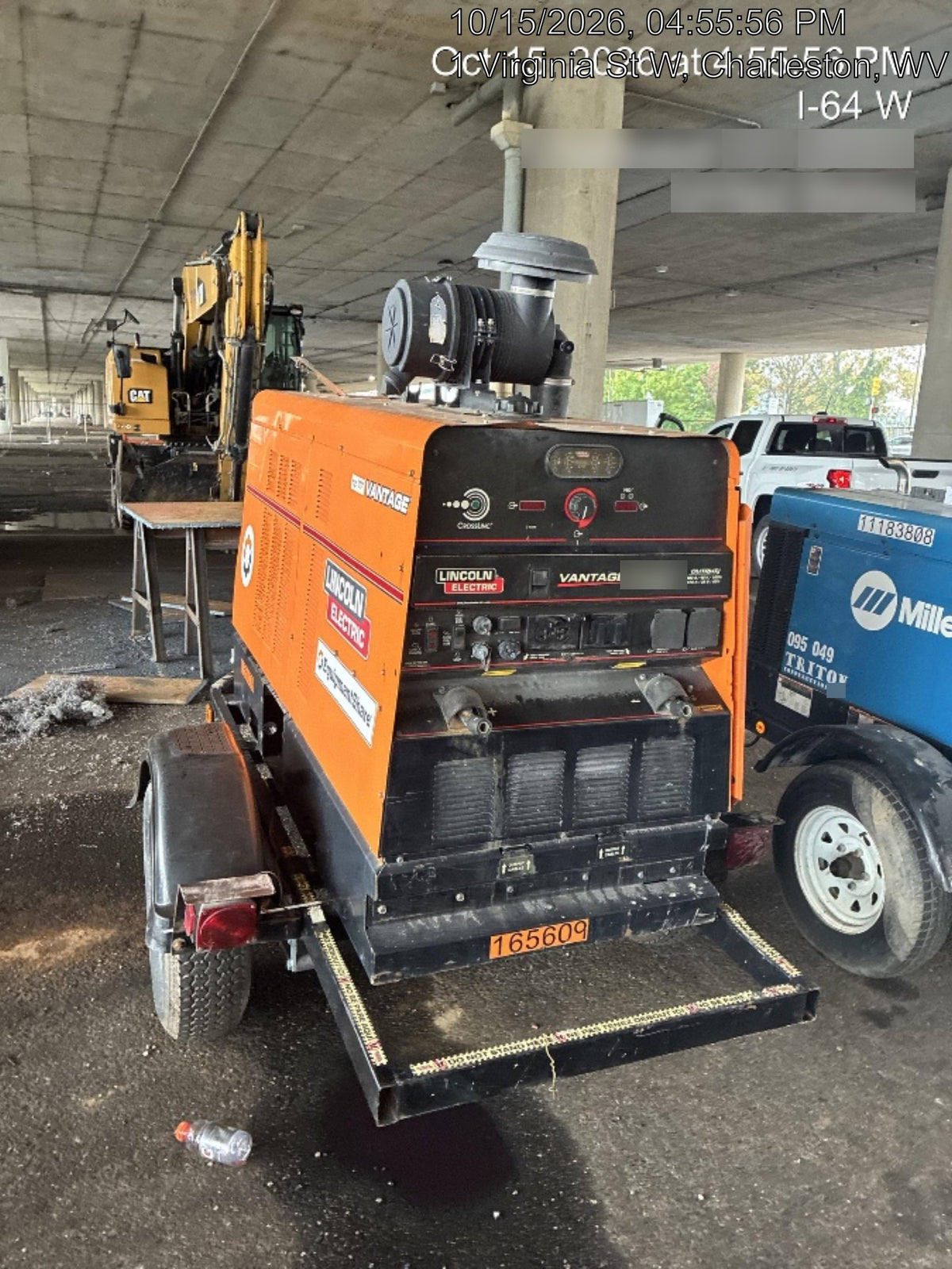 2021 Lincoln Electric Vantage 549X Ready Pak 3, ORANGE (includes trailer, cable rack, fender light kit)