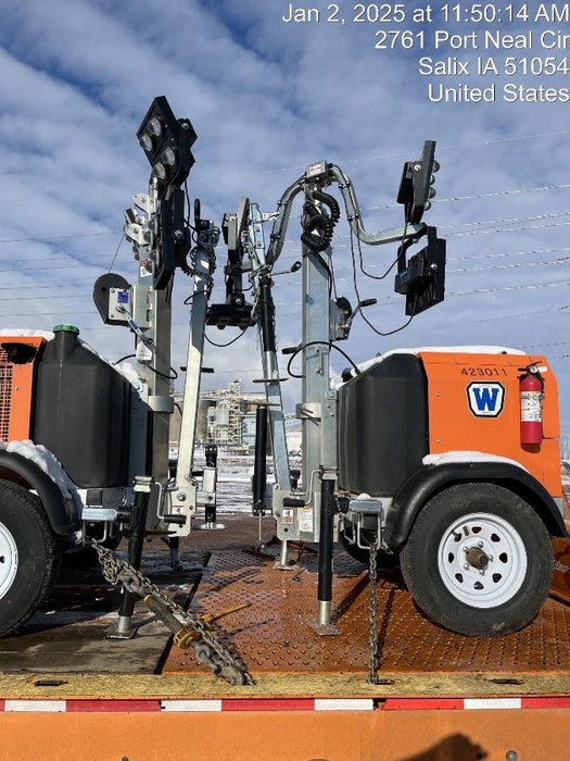 2024 Wanco WLTT-4MM4K Diesel, Deep Sea Controller, Shore Power Plug, Auto Start, (4) 350W LED Floodlights, 4kW Generator, 60 Gal Fuel Tank, 2" Ball, T3