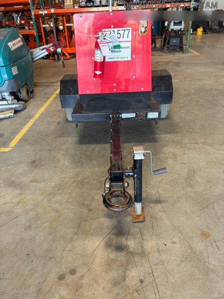 2022 Shindaiwa DGW400MDL Kubota D902 Engine, 23 HP, Dual Op Welder, Wire, Arc, Droop Stick, Tig, and CC Stick Functionality, Simulphase, 3 Phase and 1 Phase Gen Output, Single Axle NB Trlr, Slr Trckl Chrg 12V 12W, Fire Ext