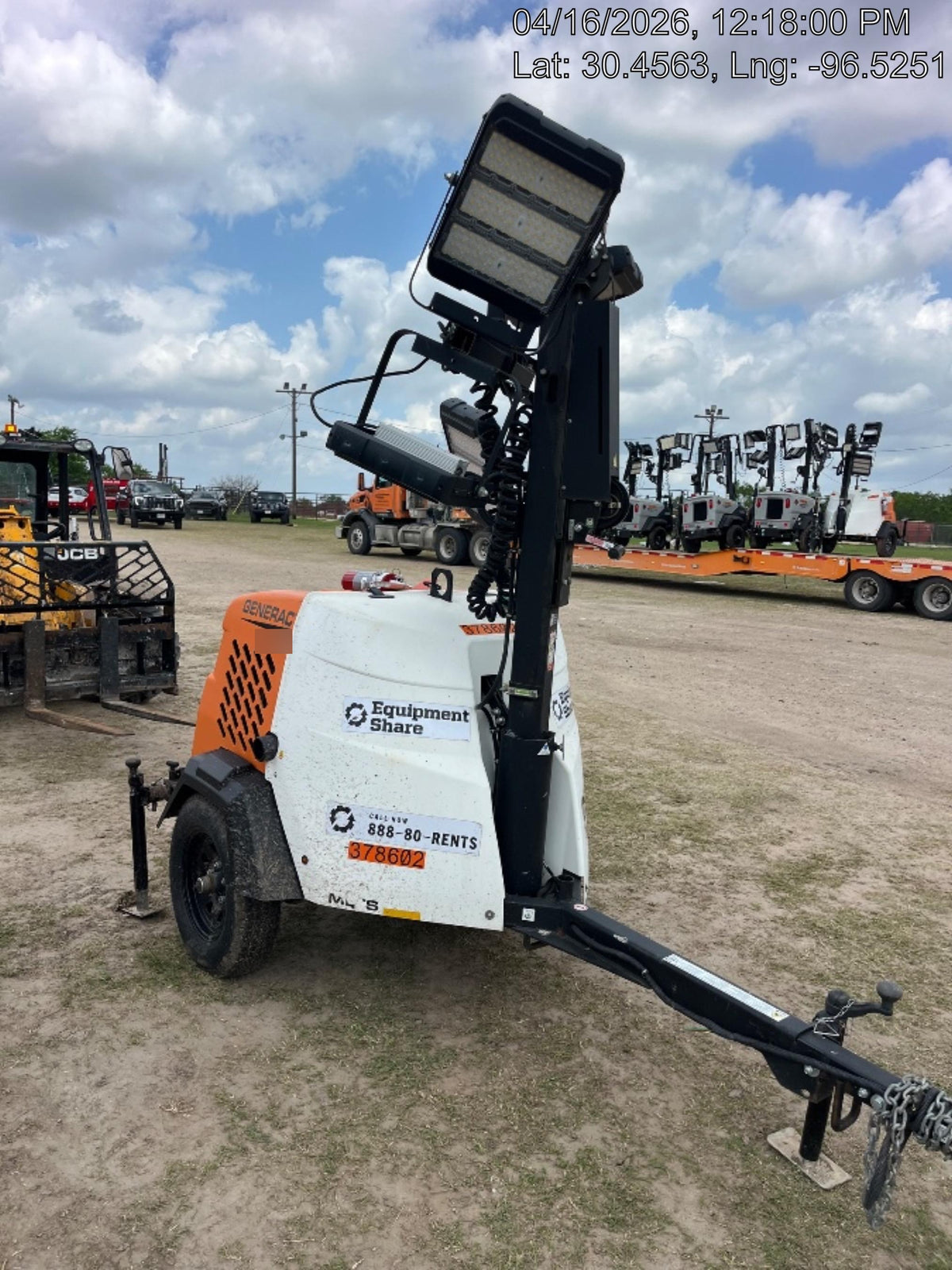 2023 Generac MLT2 Diesel, Flex Switch 120V Input, Powerzone Controller, 
(4) 320W LED Lights, 4kW Generator, 39.9 Gal Fuel Tank, 2" Ball, T3