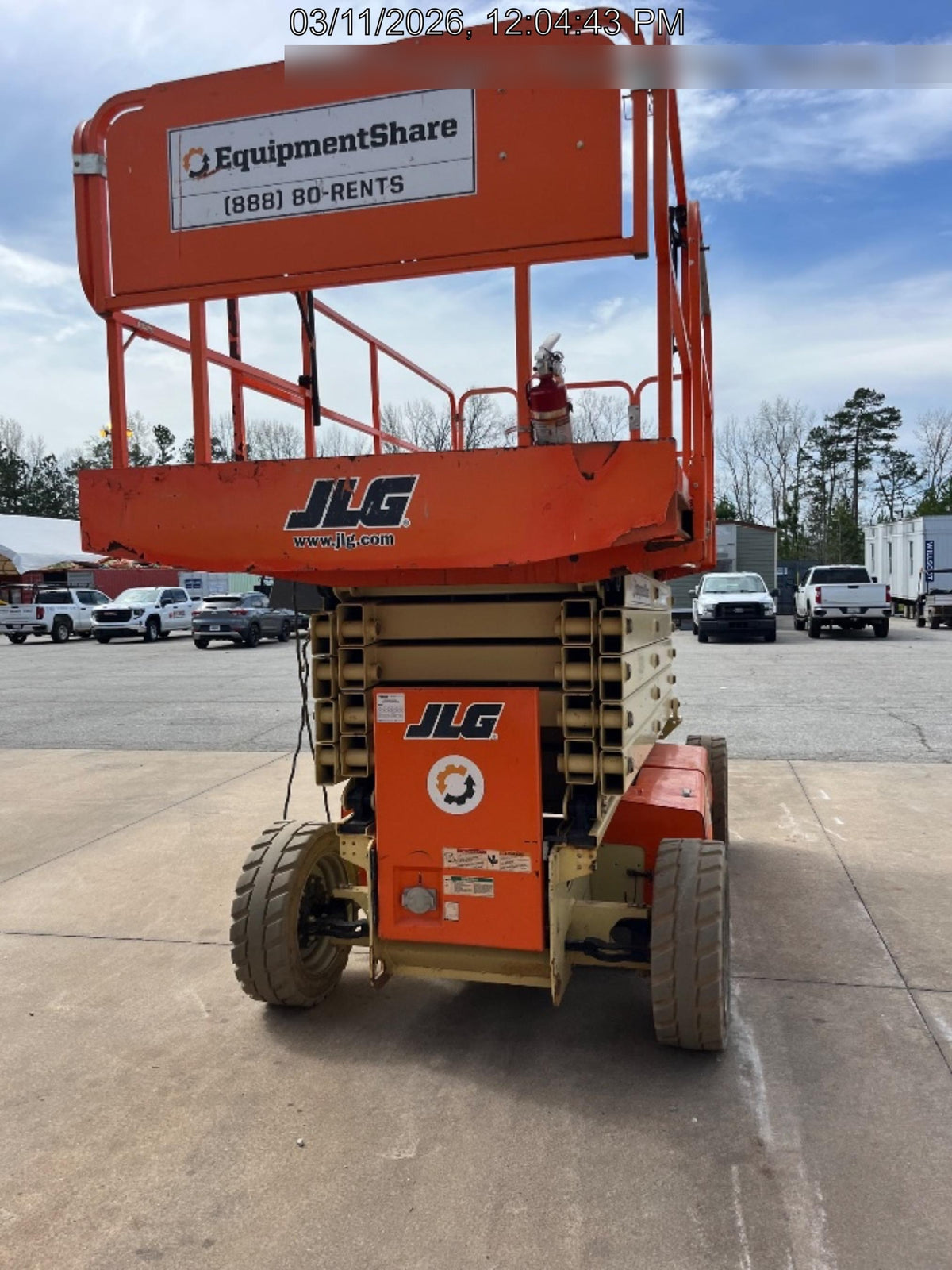 2019 JLG 4069LE Solid Non Marking Tires, Rotating Beacon
