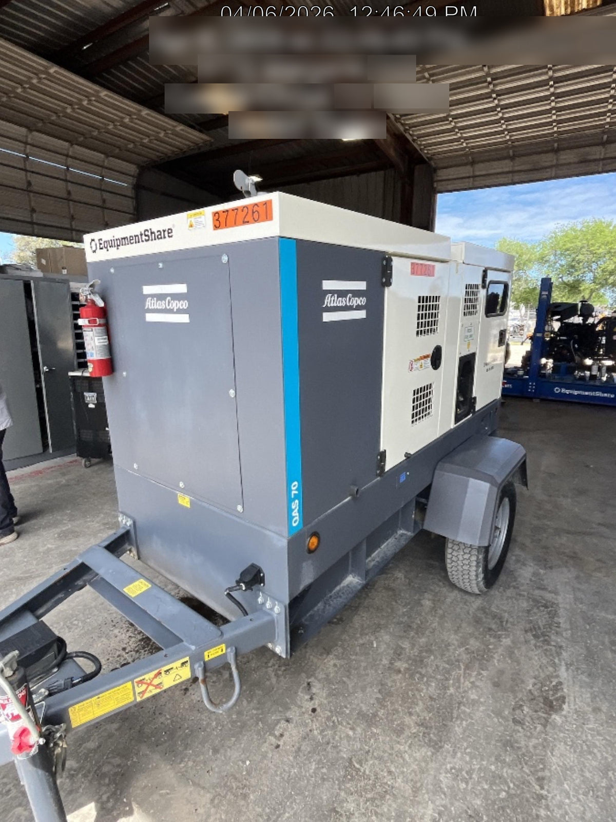 2023 ATLAS COPCO QAS 70