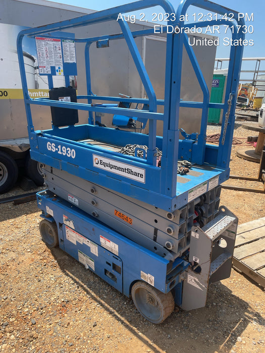 2020 Genie GS-1930 Fixed rails with chain entry gate - Pre A92.20