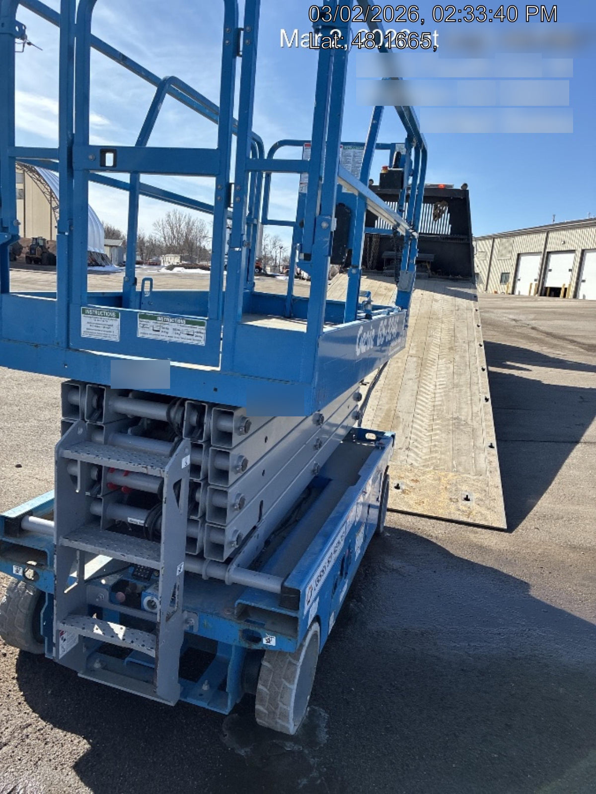 2018 Genie GS-3246 Genie GS-3246 w/Folding rails, Full height swing gate