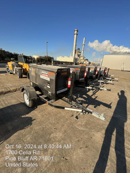 2024 Lincoln Electric LE400 Kubota V1505, Trlr, Cable Rack, Light Kit, ES Decals, T3