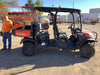2021 Kubota RTV-X1140W-H Plastic Canopy, Windshield Acrylic Clear, LED Strobe Light, Wire Harness Kit, Back up Alarm