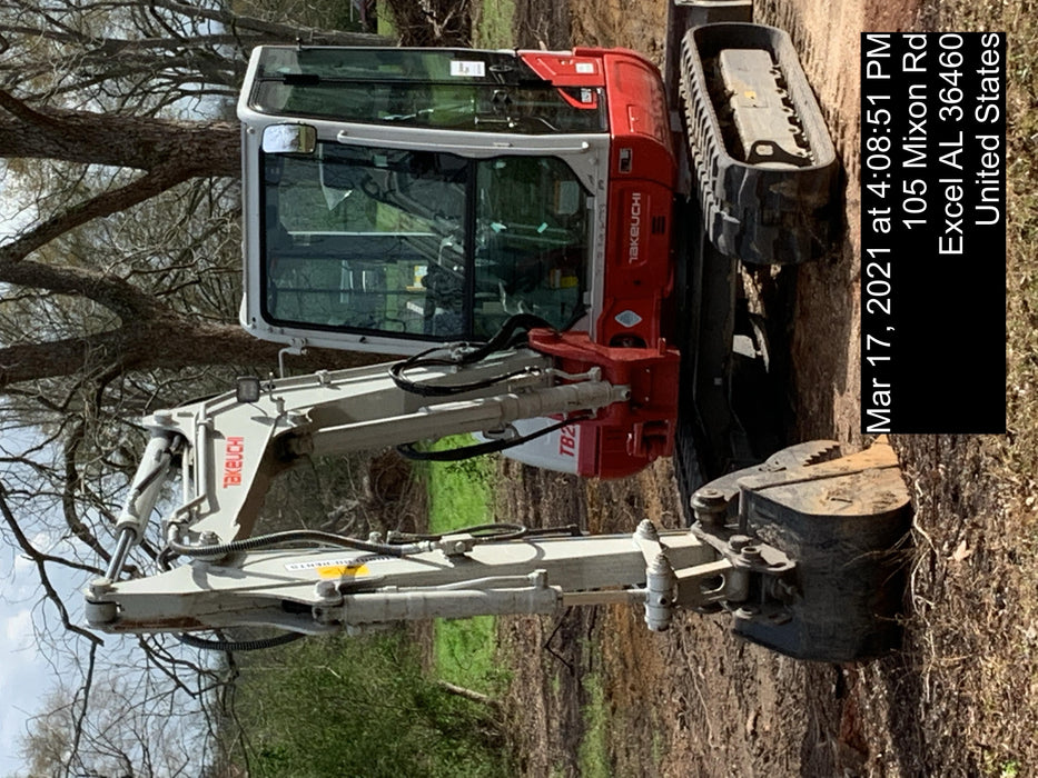 2020 Takeuchi TB250-2C Cab/Heat/Air, Rubber Tracks, Manual TAG QC