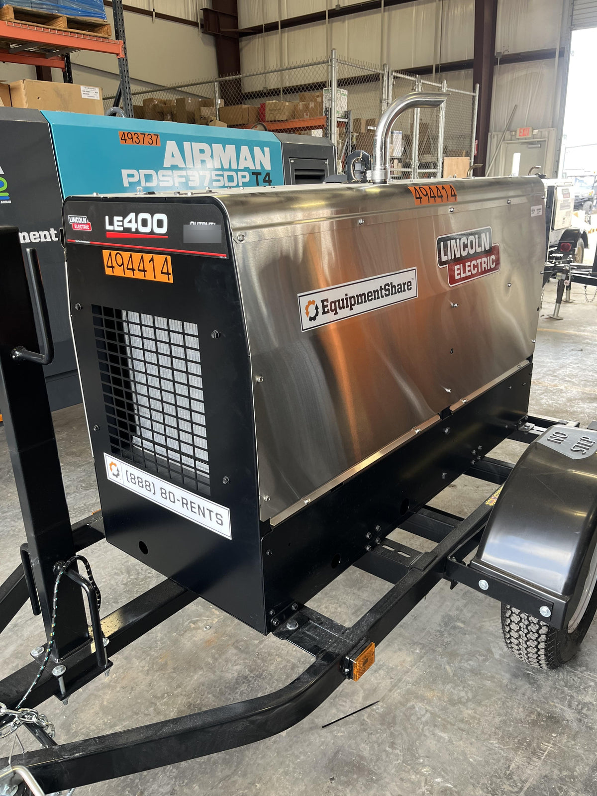 2025 Lincoln Electric LE400 Diesel, Kubota V1505, 22 HP, Trlr, Cable Rack, Light Kit, ES Decals, T3