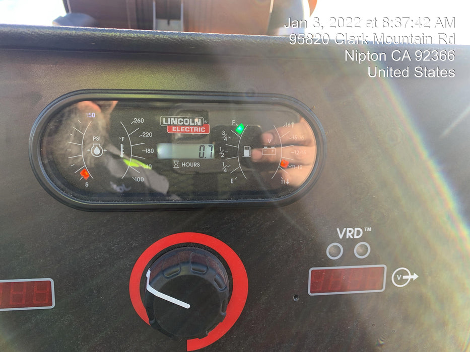 2021 Lincoln Electric Vantage 549X Ready Pak 3, ORANGE (includes trailer, cable rack, fender light kit)