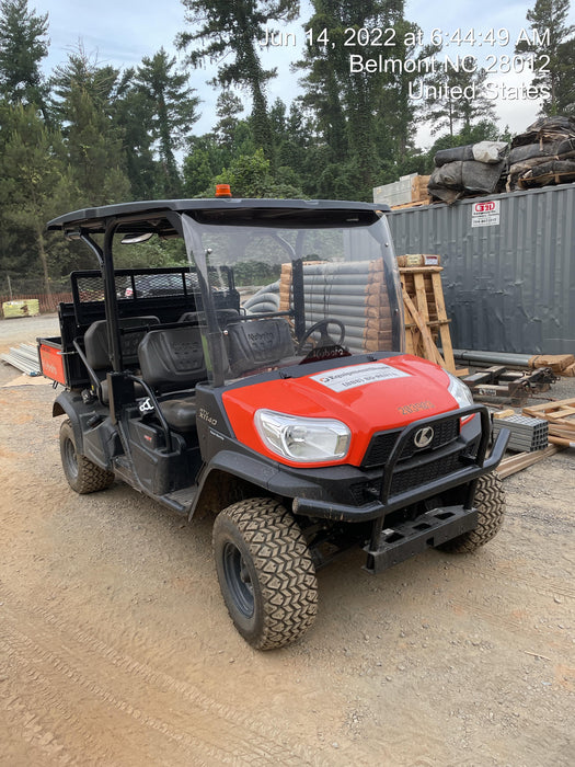 2022 Kubota RTV-X1140W-H Plastic Canopy, Windshield Acrylic Clear, LED Strobe Light, Wire Harness Kit, Back up Alarm