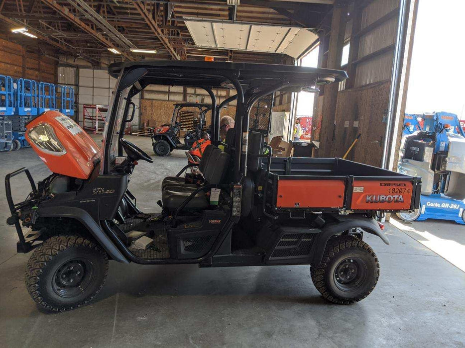 Kubota RTV-X1140W-H 4WD, LED Strobe, Windshield Acrylic Clear, Plastic Canopy, Wire Harness Kit, Backup Alarm