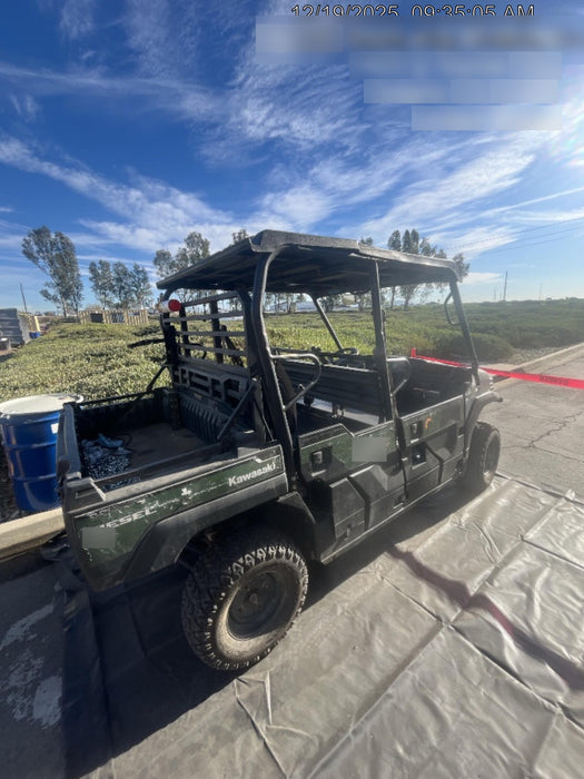 Kawasaki Mule PRO-DXT Standard Options, Backup Alarm, Beacon, Plastic Hard Top, Poly Windshield, Horn Kit