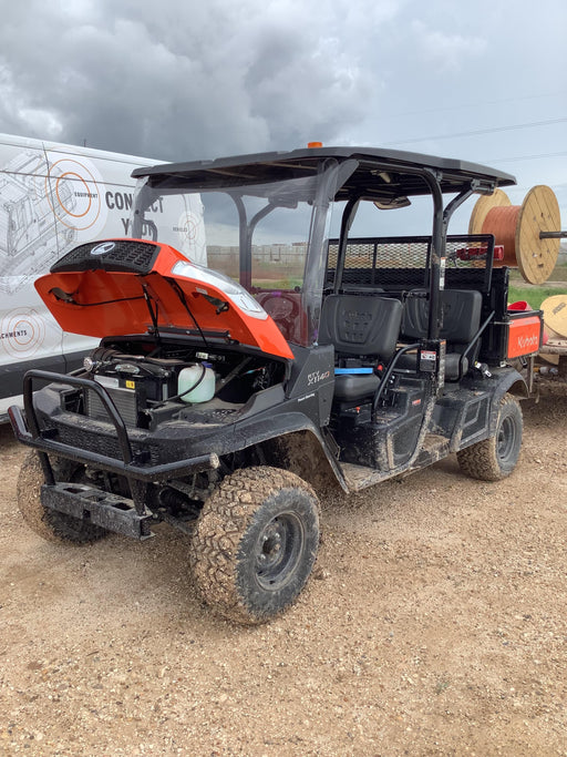 2021 Kubota RTV-X1140W-H Plastic Canopy, Windshield Acrylic Clear, LED Strobe Light, Wire Harness Kit, Back up Alarm