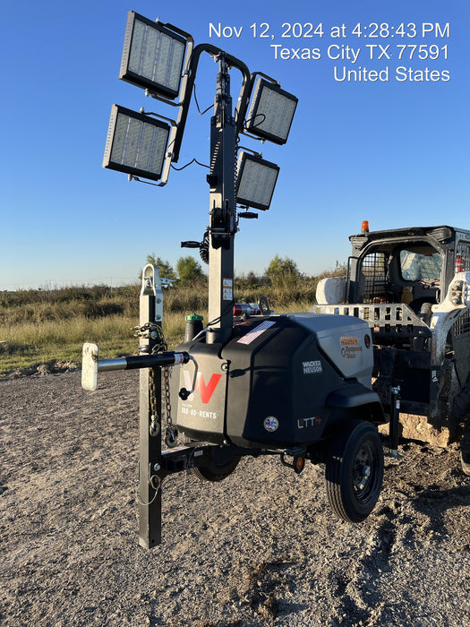 2024 Wacker Neuson LTT4 Diesel, Kohler KDW702, Deep Sea Controller, Auto Start, LED 320W, Bypass Outlet, T3