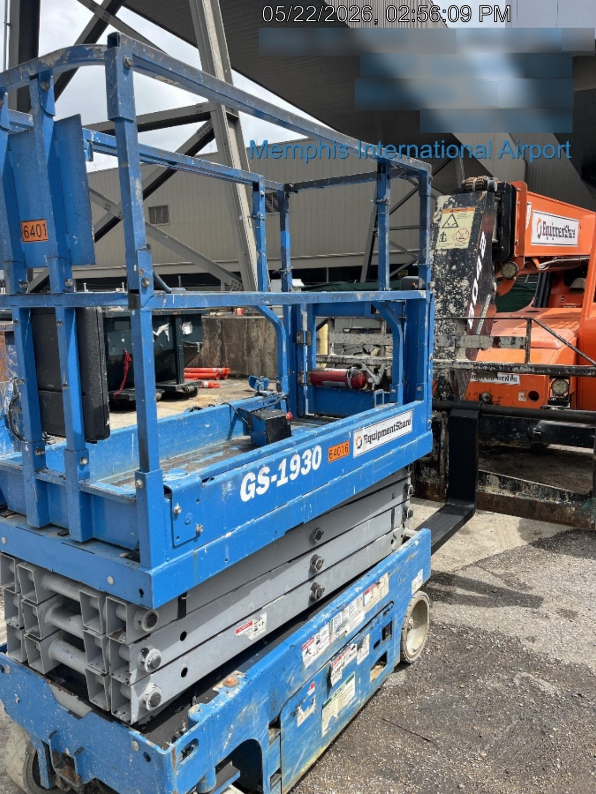 2020 Genie GS-1930 Solid Non Marking Tires, Beacon, Folding rails with half height swing gate