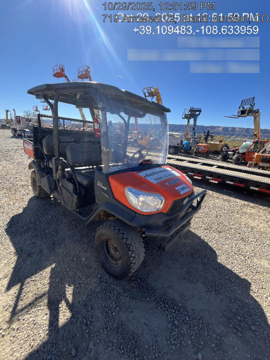 2022 Kubota RTV-X1140W-H Plastic Canopy, Windshield Acrylic Clear, LED Strobe Light, Wire Harness Kit, Back up Alarm