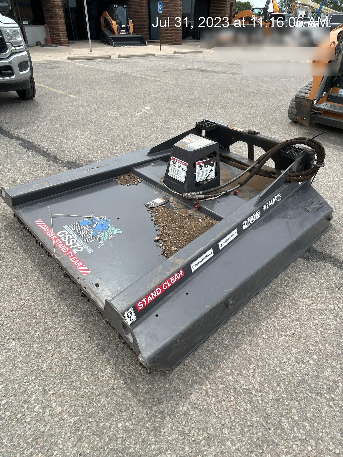 2020 BLUE DIAMOND 72" Brush Cutter
