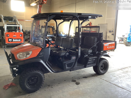 2022 Kubota RTV-X1140W-H Plastic Canopy, Windshield Acrylic Clear, LED Strobe Light, Wire Harness Kit, Back up Alarm