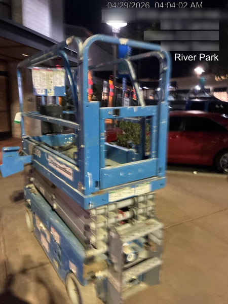 2019 Genie GS-1930 Half Height Swing Gate, 800W Inverter