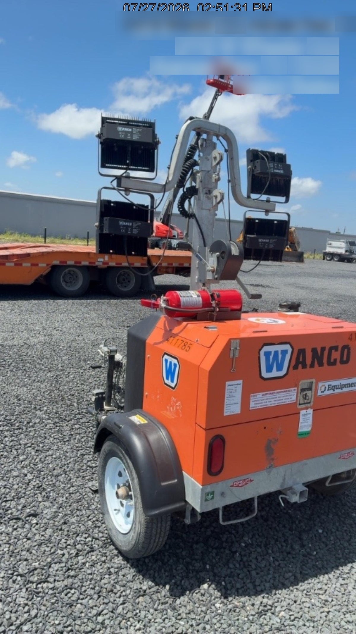 2024 Wanco WLTT-4MM4K Diesel, Deep Sea Controller, Shore Power Plug, Auto Start, (4) 350W LED Floodlights, 4kW Generator, 60 Gal Fuel Tank, 2" Ball, T3
