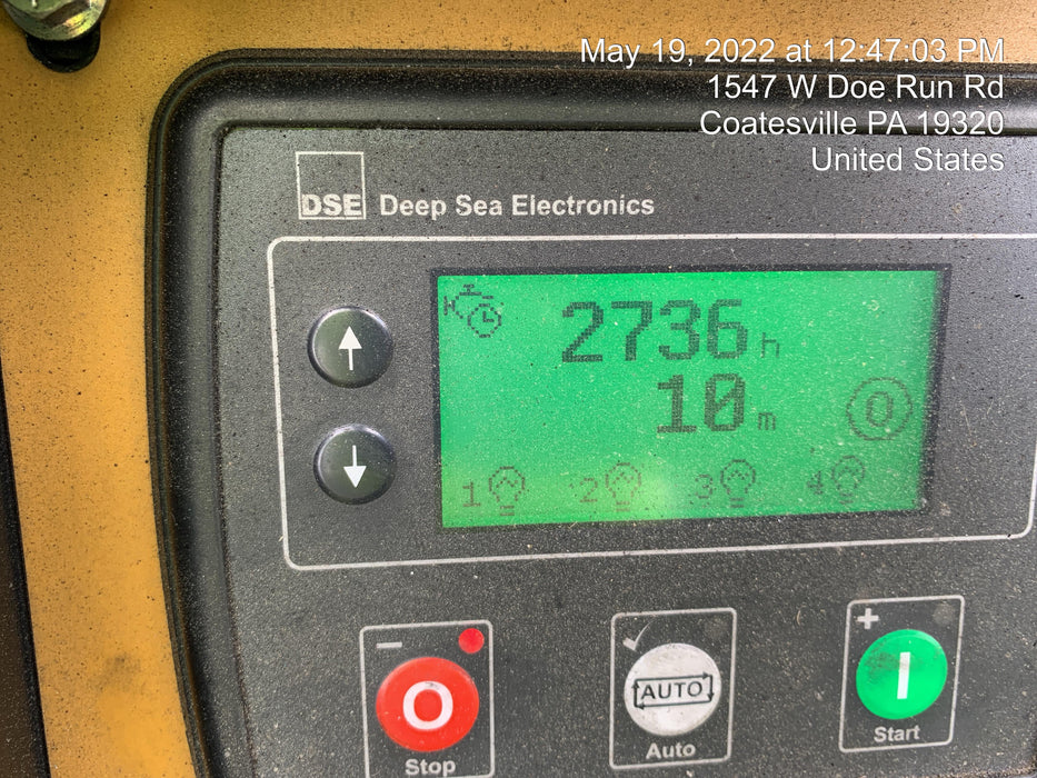 Allmand NLV3GR (4) LED Light Fixture 350W, 23' Vertical Mast, 3kW Prime, Towable, Deep Sea L401, Leveling Jacks, Yanmar T4F 5.8hp