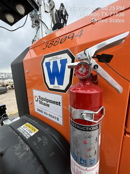 2024 Wanco WLTT-4MM4K Diesel, Deep Sea Controller, Shore Power Plug, Auto Start, (4) 350W LED Floodlights, 4kW Generator, 60 Gal Fuel Tank, 2" Ball, T3