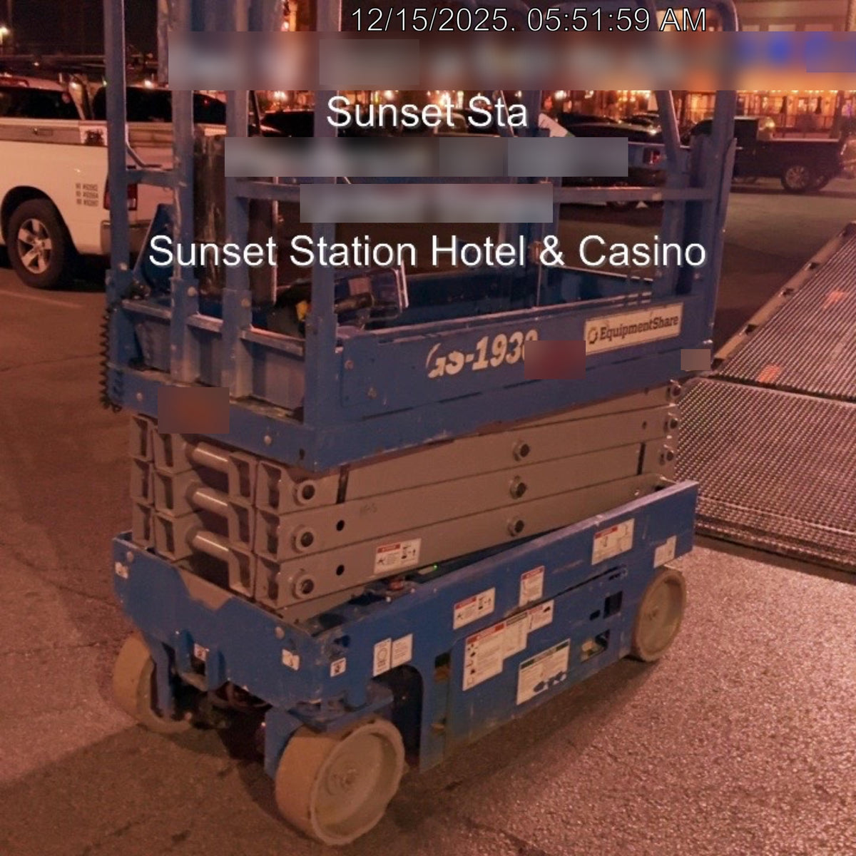 2019 Genie GS-1930 Half Height Swing Gate, 800W Inverter