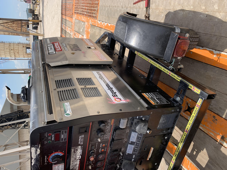 2019 Lincoln Electric Vantage 322 Welder Ready-Pak 3, Two wheel trailer, Fender and Light kit, Cable Rack