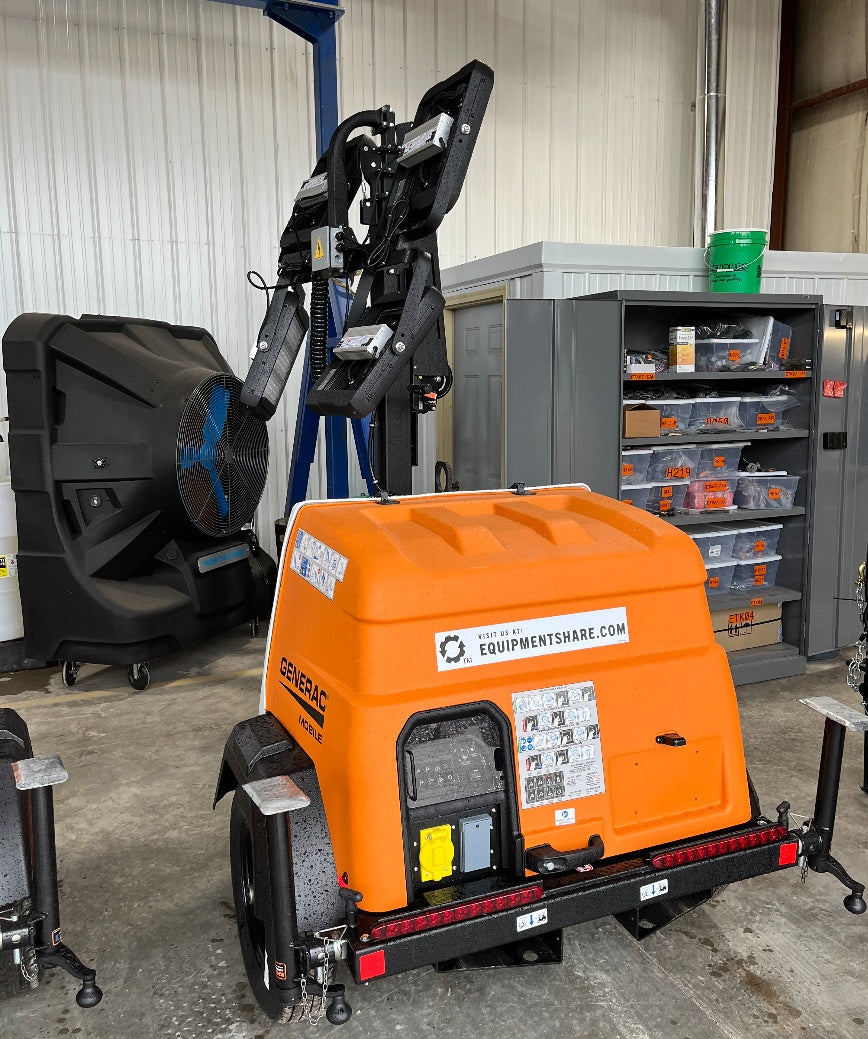 2023 Generac MLT2 Diesel, Flex Switch 120V Input, Powerzone Controller, 
(4) 320W LED Lights, 4kW Generator, 39.9 Gal Fuel Tank, 2" Ball, T3