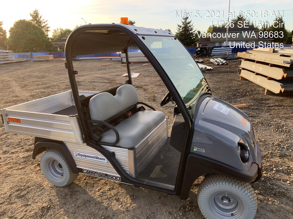 2020 Club Car CA500E Canopy, NM Tires, 48-volt Electric Drive System w/ 500 amp Motor Controller