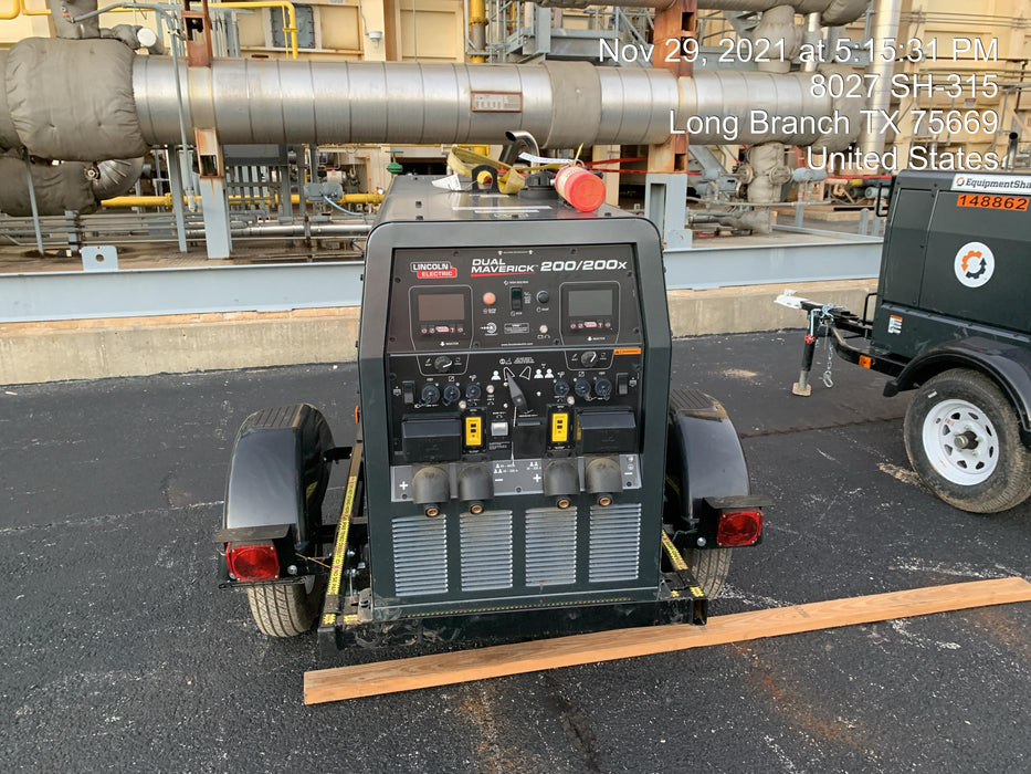 2021 Lincoln Electric Dual Maverick 200/200X Ready Pak 3 (includes trailer, cable rack, fender light kit)