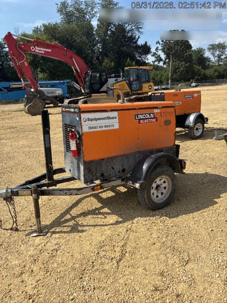 2021 Lincoln Electric Vantage 322 Vantage 322 Ready Pak 3 w/ Decals, ORANGE (includes trailer, cable rack, fender light kit) NO Telematics