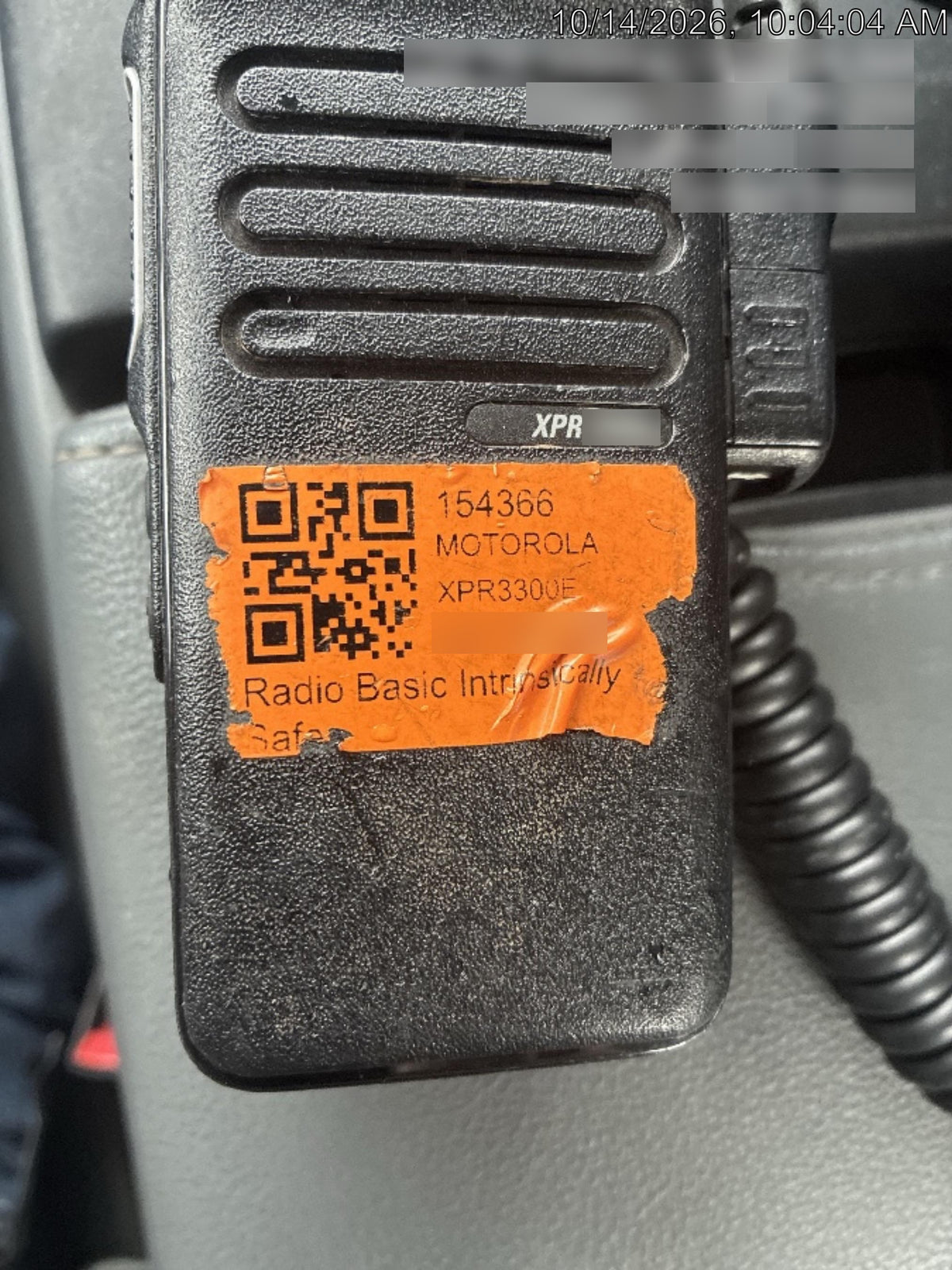 2021 MOTOROLA XPR3300E