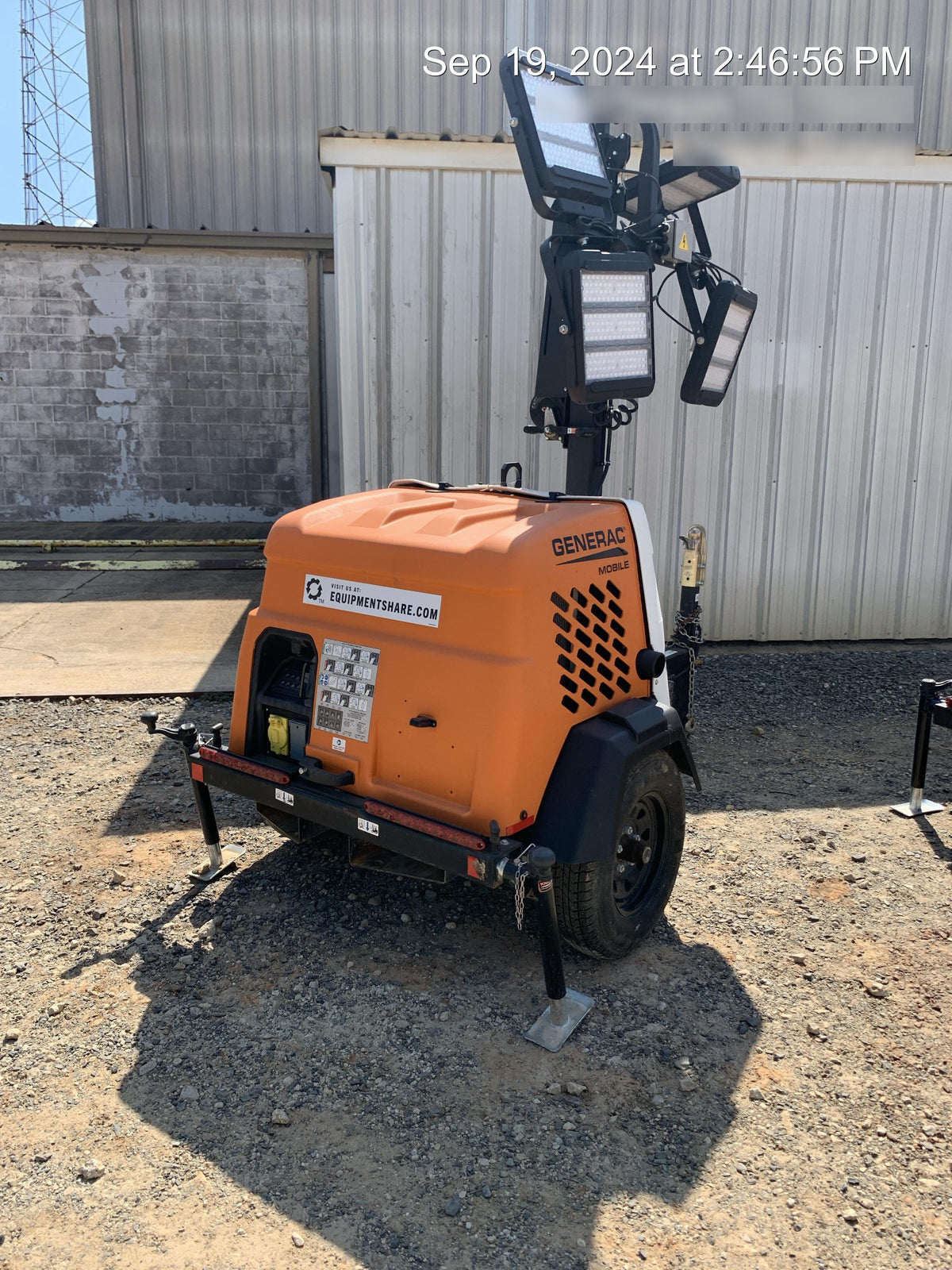 2023 Generac MLT2 Diesel, Flex Switch 120V Input, Powerzone Controller, (4) 320W LED Lights, 4kW Generator, 39.9 Gal Fuel Tank, 2" Ball, T3
