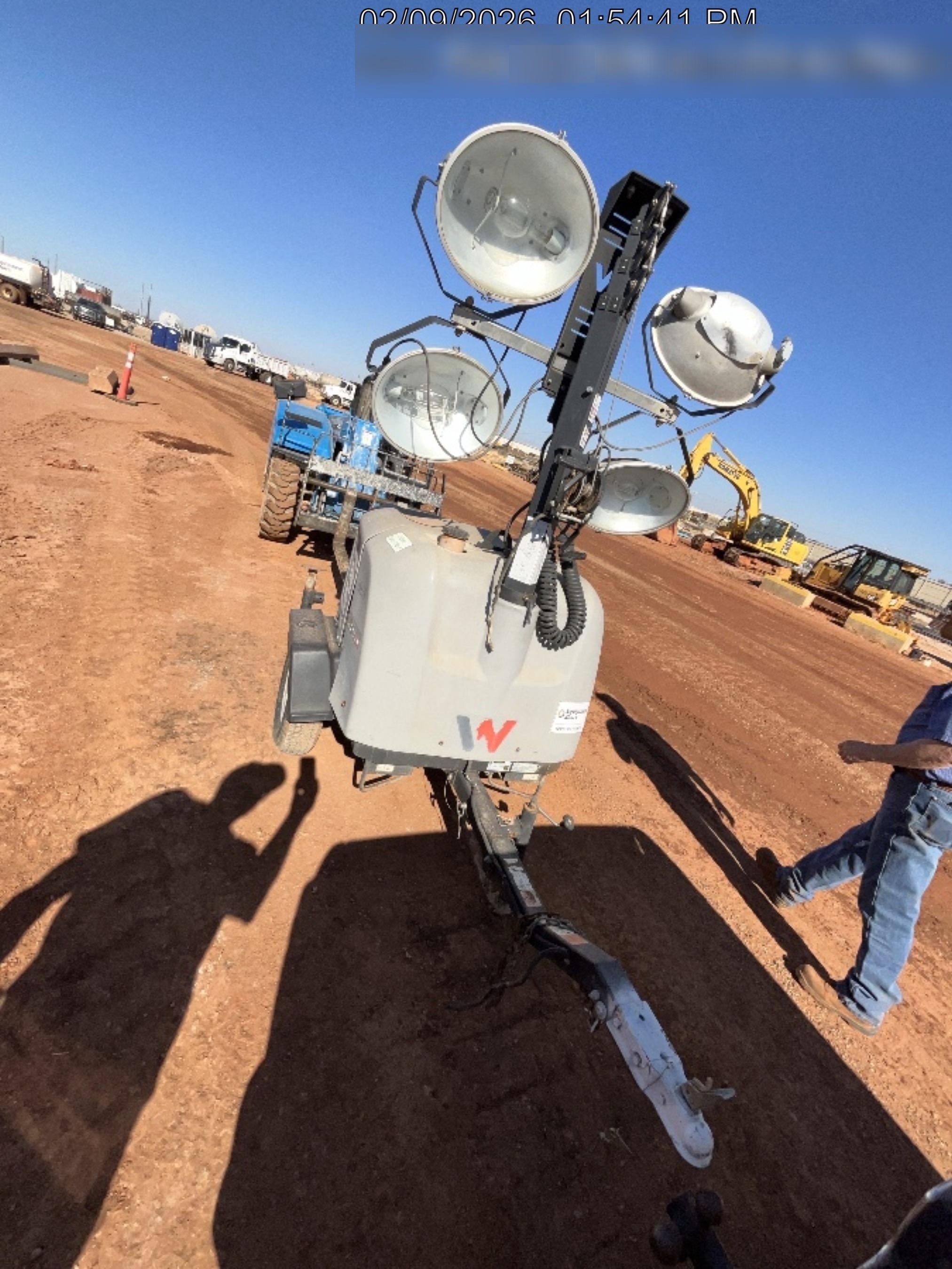2018 Wacker Neuson LTV6L-MH Wacker Neuson LTV6L Mobile Light Tower w/Fuel Level Sensor Installed