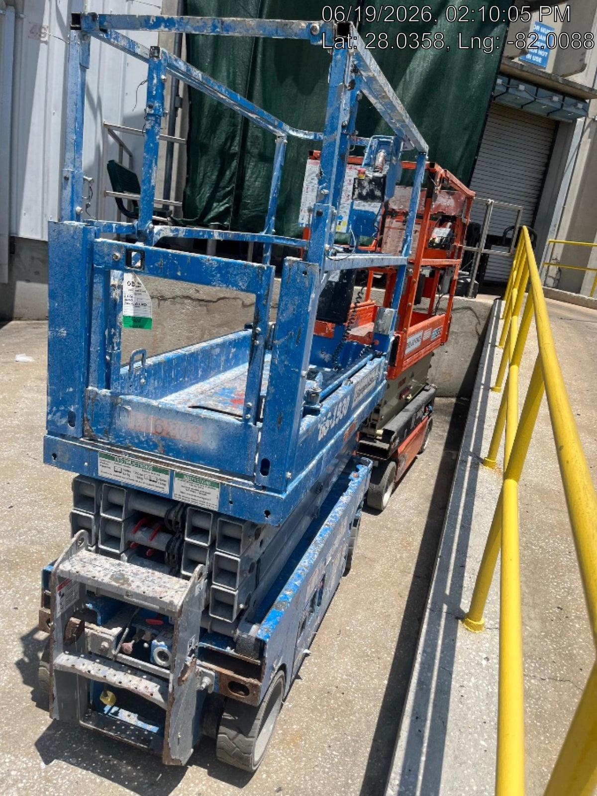2020 Genie GS-1930 Solid Non Marking Tires, Beacon, Folding rails with half height swing gate
