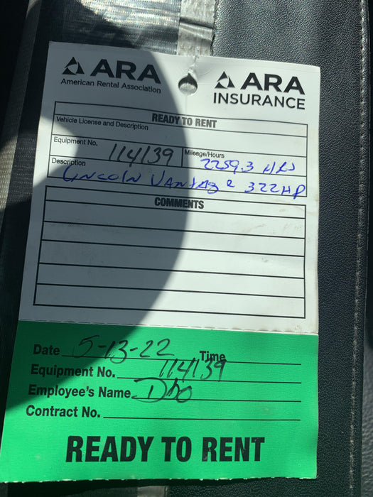 2020 Lincoln Electric Vantage 322 Ready-Pak 3