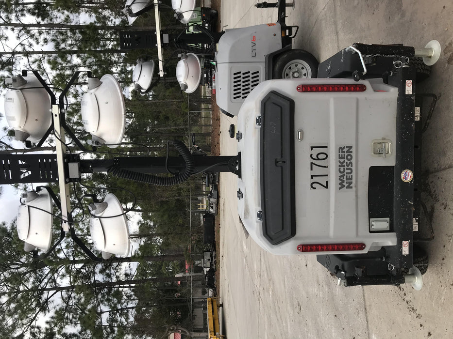 2019 Wacker Neuson LTV6L-MH Wacker Neuson LTV6L Mobile Light Tower w/Fuel Level Sensor Installed