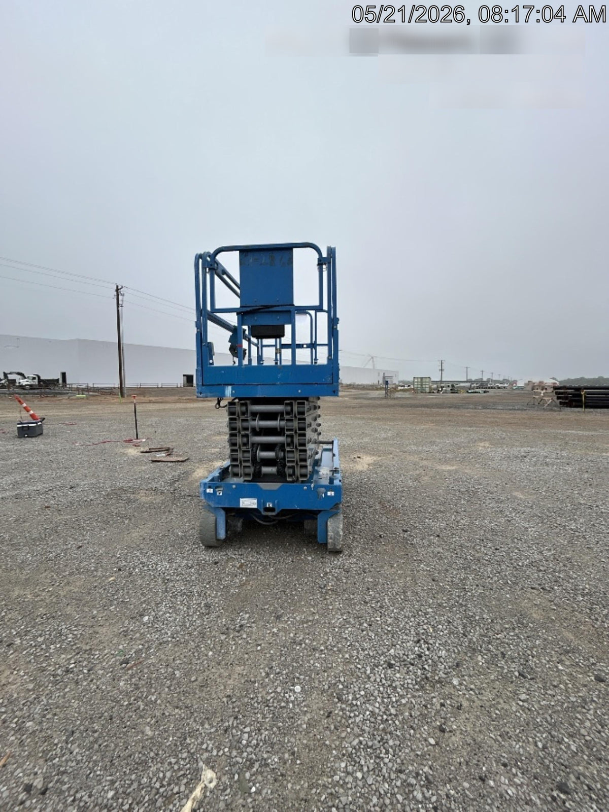 2019 Genie GS-4047 Folding rails with half height swing gate