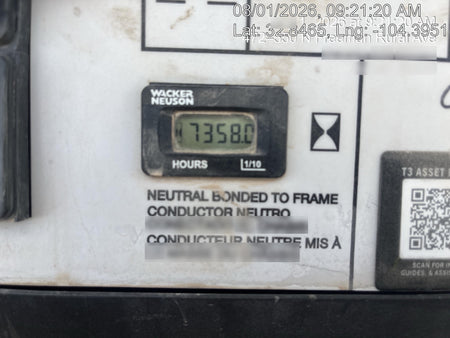 2018 Wacker Neuson LTV6L-MH Wacker Neuson LTV6L Mobile Light Tower w/Fuel Level Sensor Installed