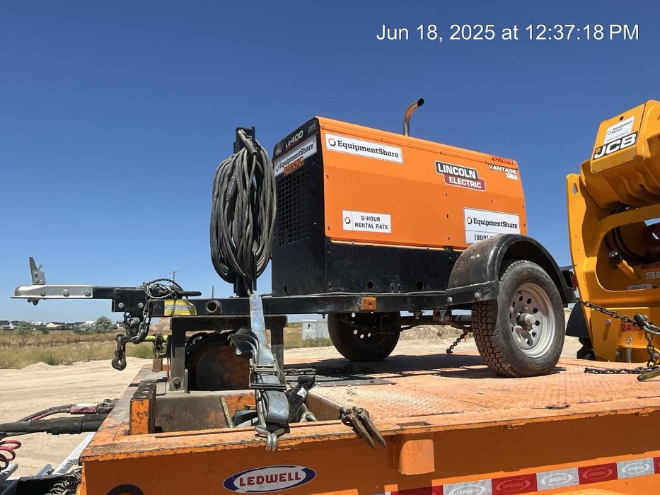 2022 Lincoln Electric LE400 Kubota V1505, Trlr, Cable Rack, Light Kit, ES Decals, T3