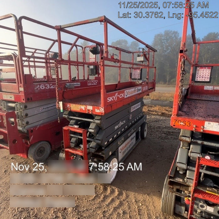 2018 Skyjack SJIII-3226 Skyjack SJIII3226 Scissor Lift w/Trojan Batteries