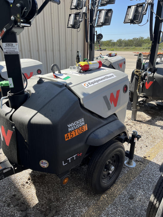 2024 Wacker Neuson LTT4 Diesel, Kohler KDW702, Deep Sea Controller, Auto Start, LED 320W, Bypass Outlet, T3