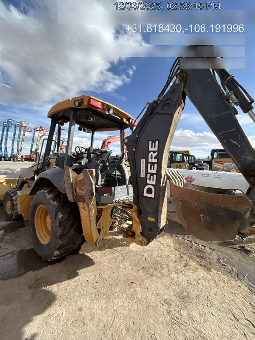 2019 John Deere 310LEP 4wd, Canopy, Standard dipper, ISO, Rear Auxiliary Hydraulics, Manual QC