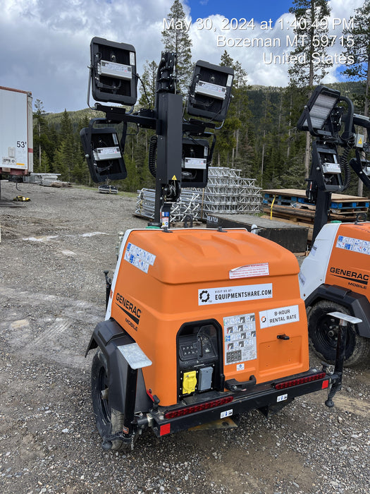 2023 Generac MLT2 Diesel, Flex Switch 120V Input, Powerzone Controller, (4) 320W LED Lights, 4kW Generator, 39.9 Gal Fuel Tank, 2" Ball, T3