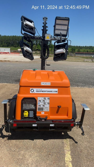 2024 Generac MLT2 Diesel, Flex Switch 120V Input, Powerzone Controller, 
(4) 320W LED Lights, 4kW Generator, 39.9 Gal Fuel Tank, 2" Ball, T3